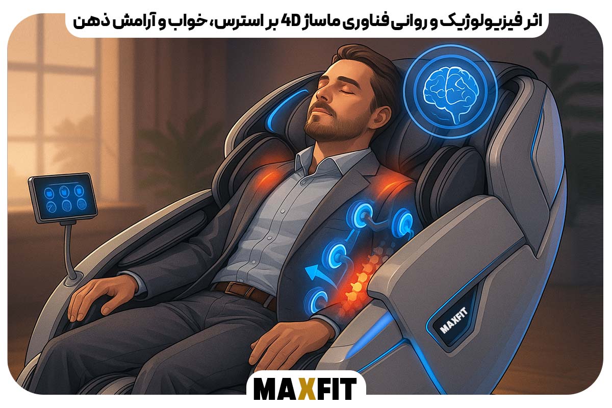 اثر فیزیولوژیک و روانی فناوری ماساژ 4D بر استرس، خواب و آرامش ذهن