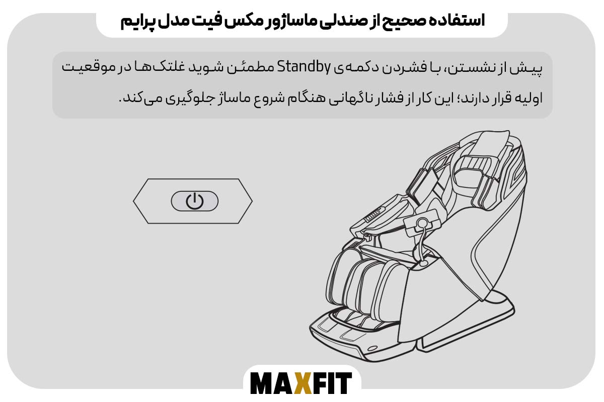 بازگشت سیستم ماساژ به موقعیت اولیه