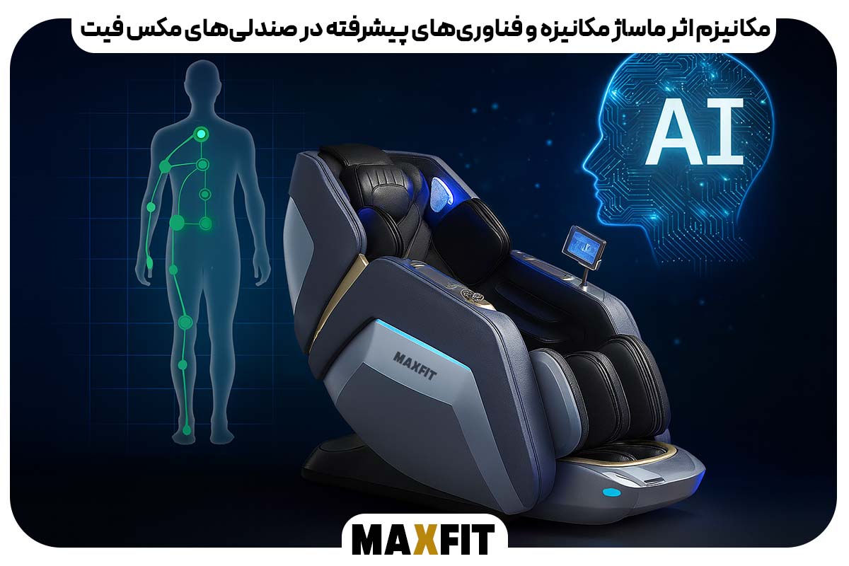 مکانیزم اثر ماساژ مکانیزه و فناوری‌های پیشرفته در صندلی‌های مکس فیت