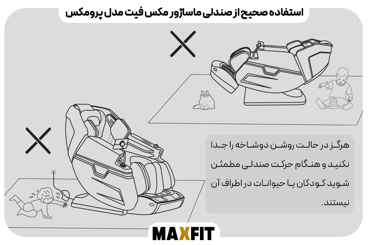 هنگام کار دستگاه، کودکان یا حیوانات خانگی نزدیک آن نباشند