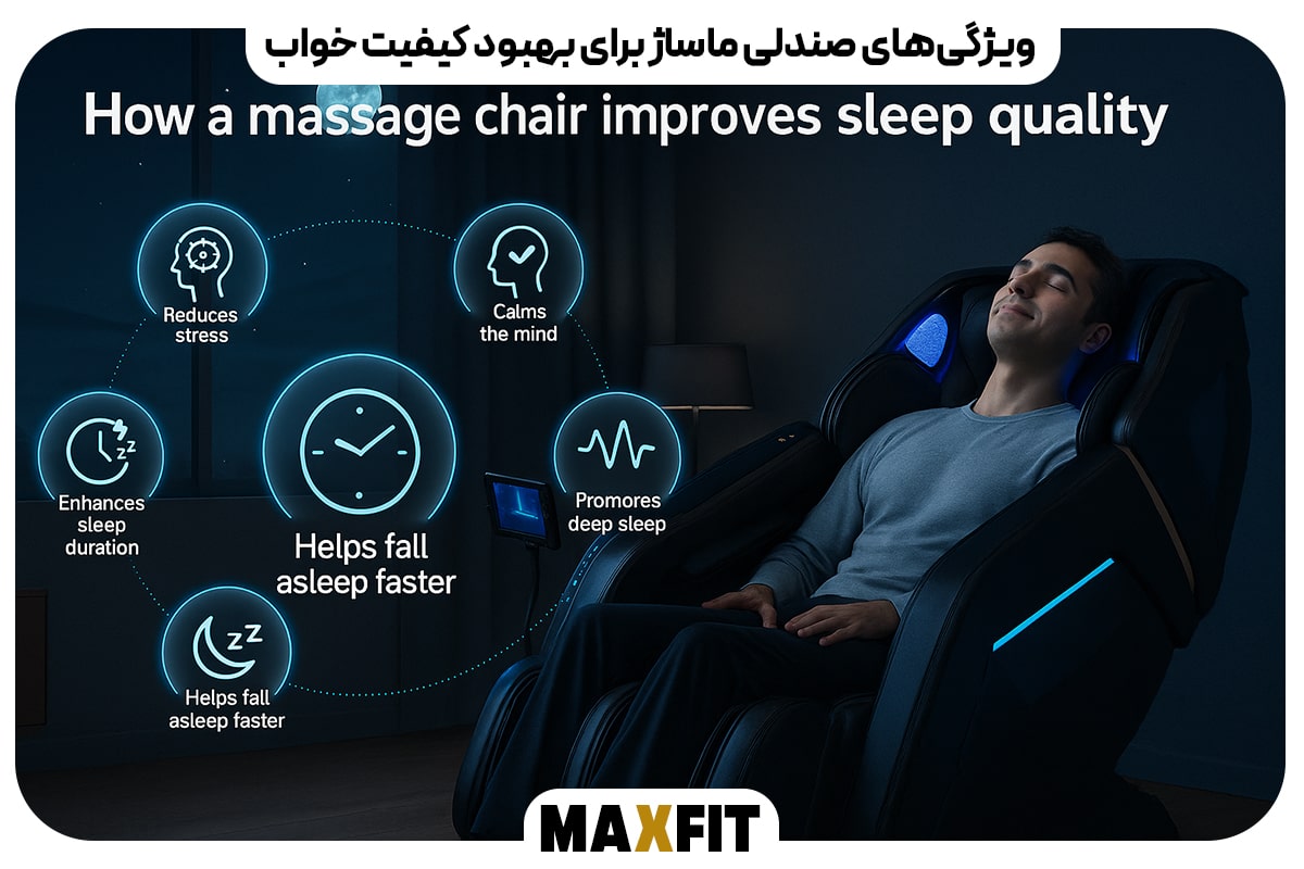 ویژگی‌های صندلی ماساژ برای بهبود کیفیت خواب