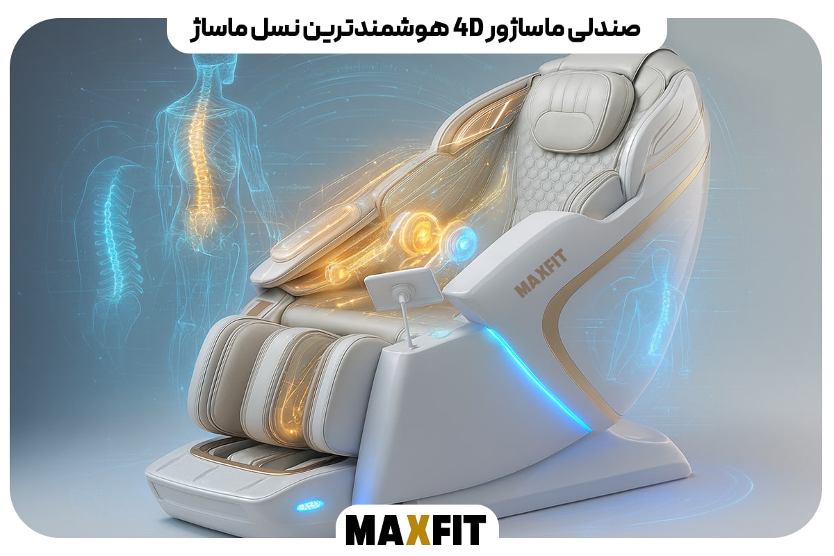 صندلی ماساژور 4D هوشمندترین نسل ماساژ