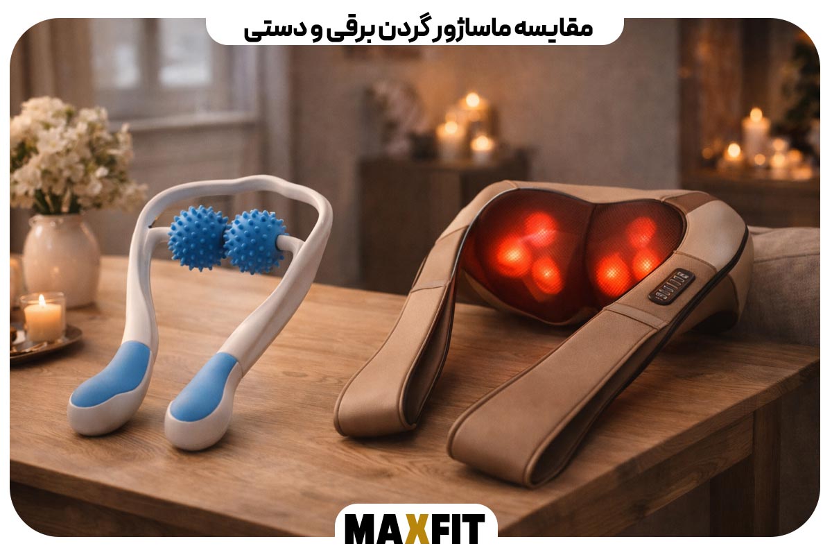 Comparison of electric and manual neck massagers 