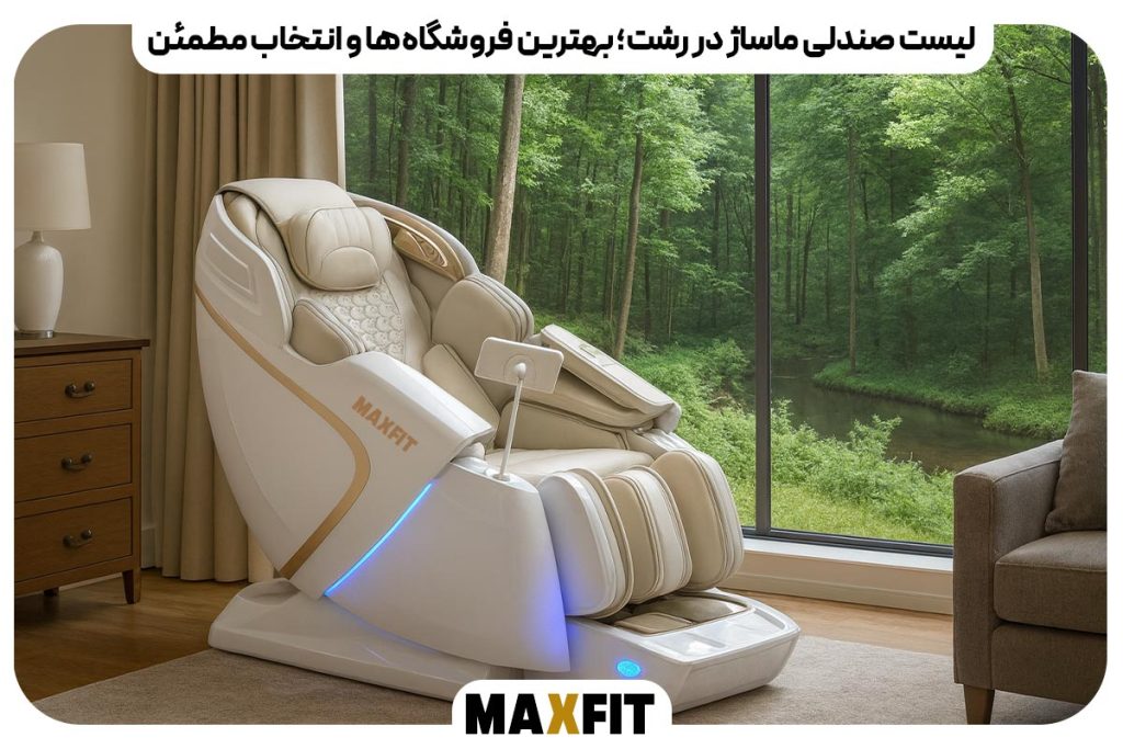 لیست صندلی ماساژ در رشت؛ بهترین فروشگاه‌ها و انتخاب مطمئن