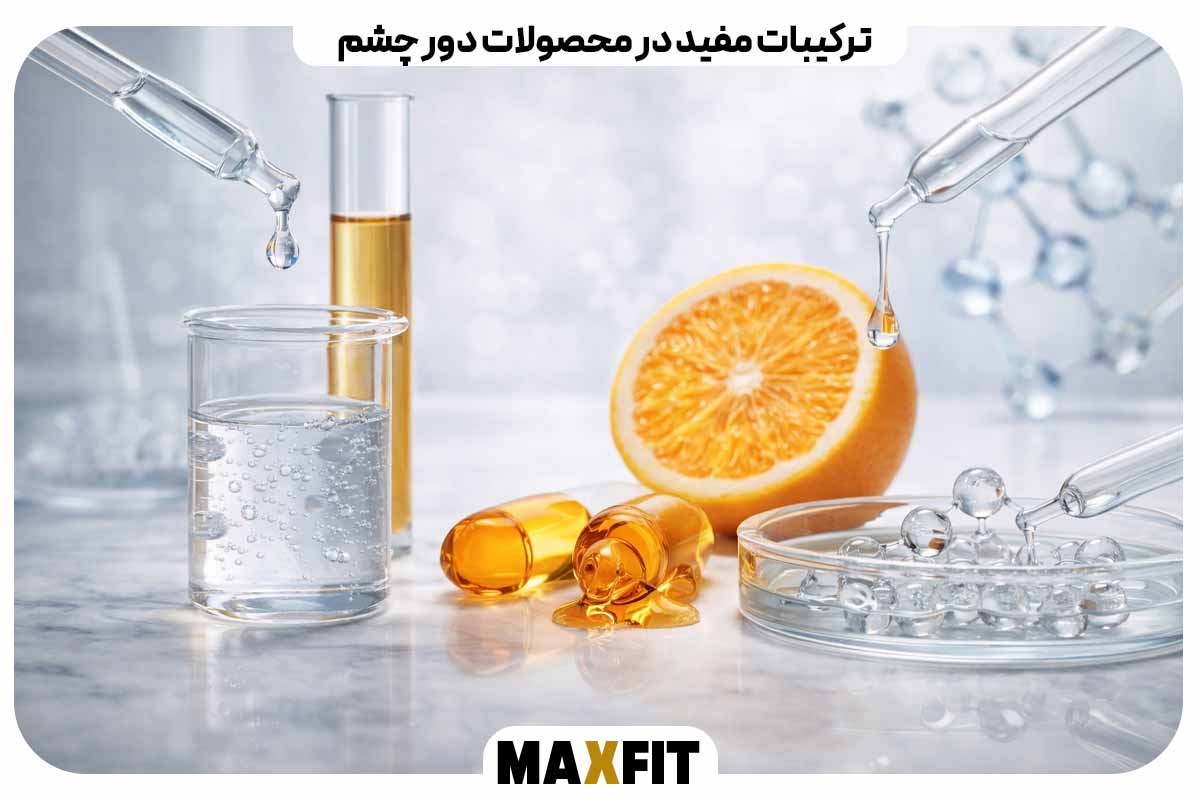 Beneficial ingredients in eye products
