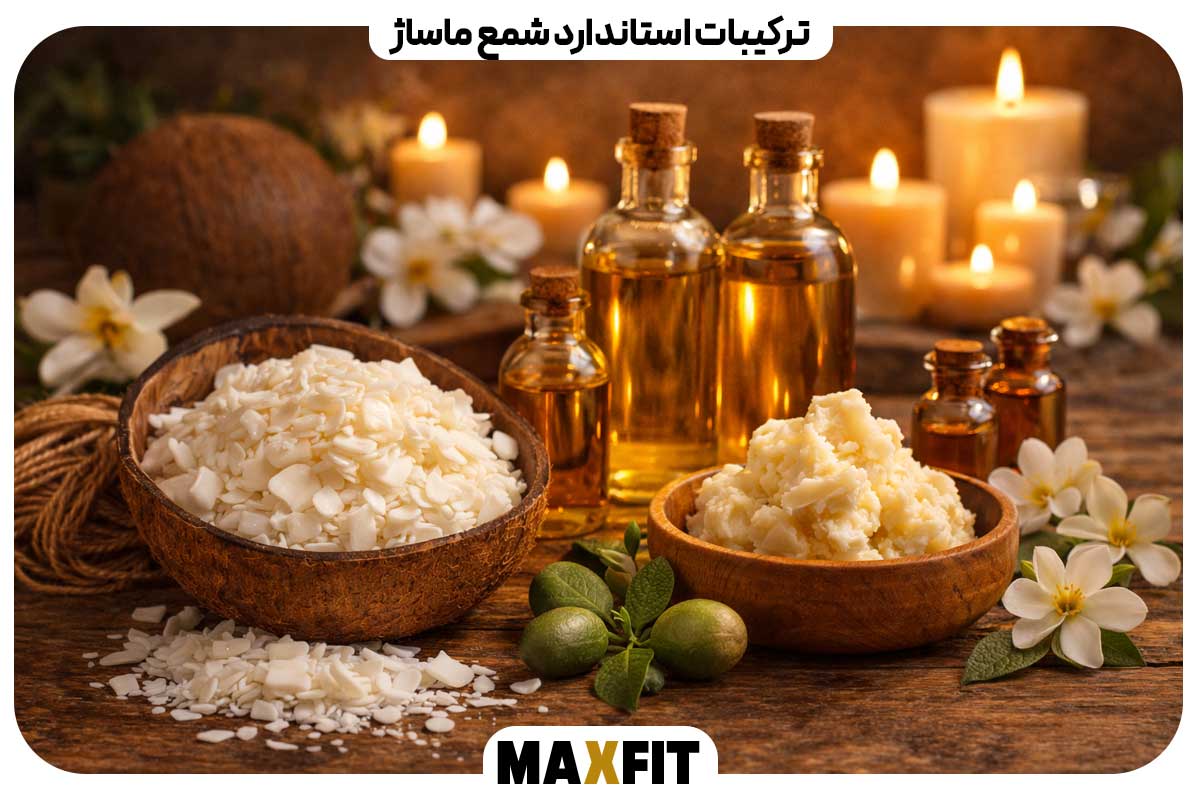 Standard composition of massage candles