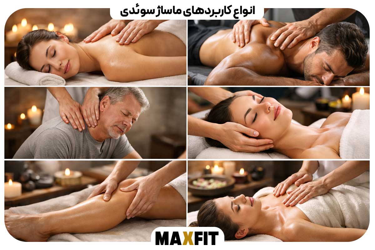Types of Swedish massage applications 