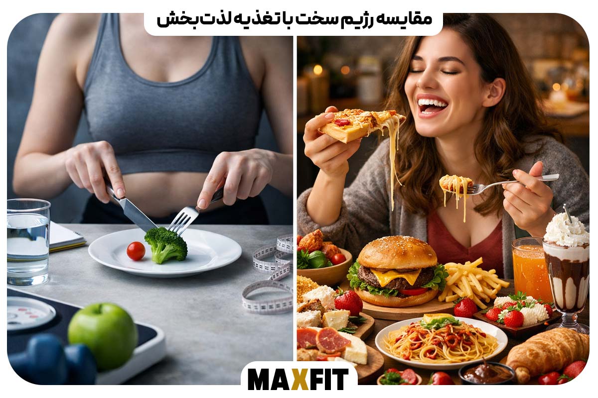 Comparing a strict diet with enjoyable eating