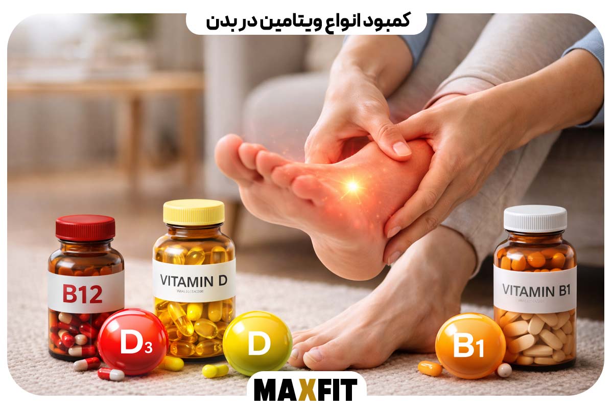 Deficiency of various vitamins in the body 