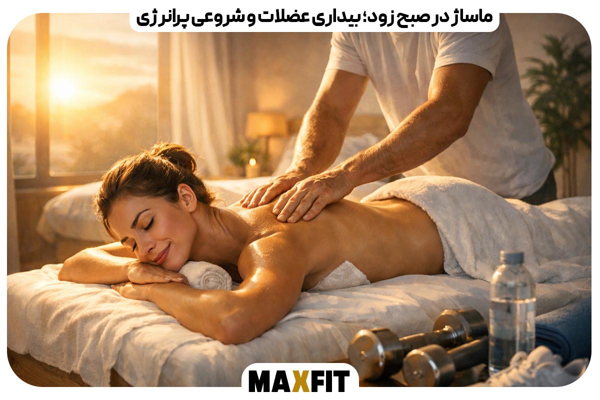 Early morning massage wakes up muscles and gives you an energetic start