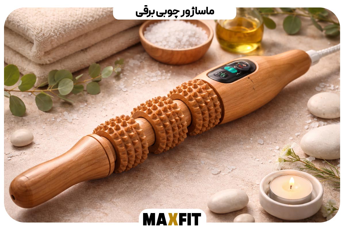 Electric wooden massager