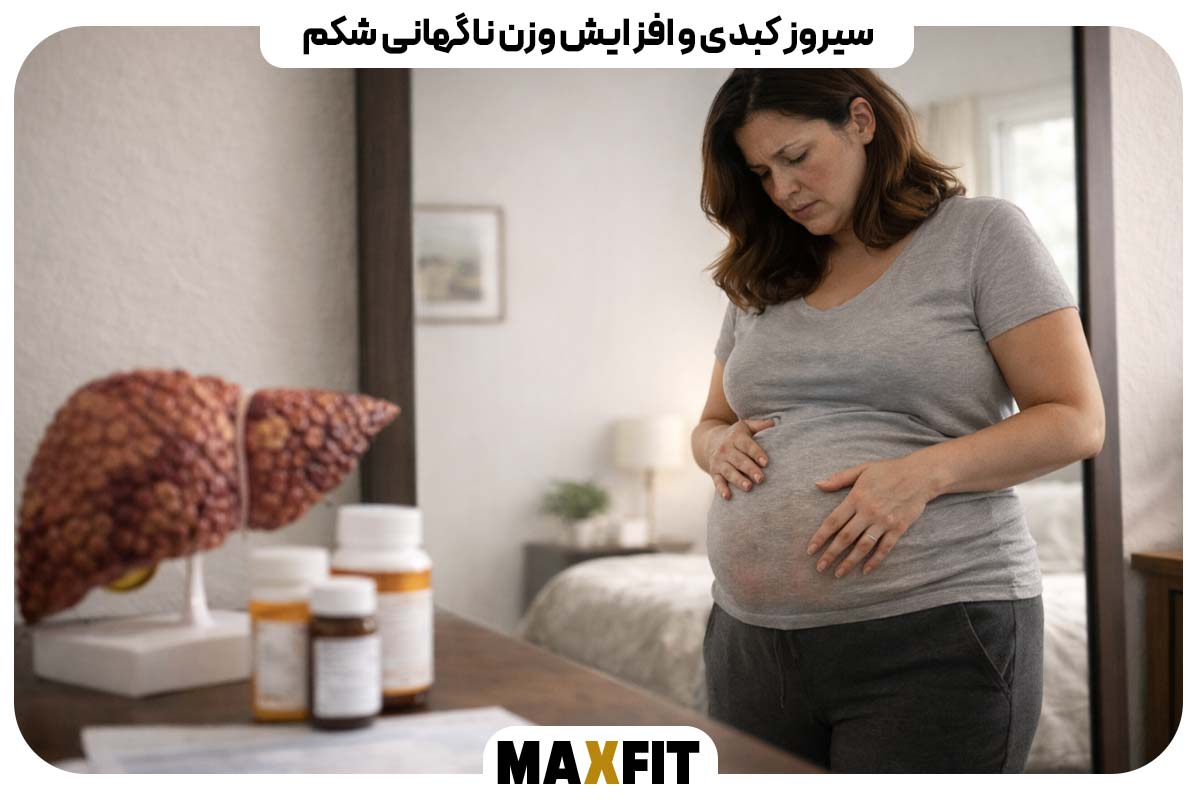 Liver cirrhosis and sudden abdominal weight gain