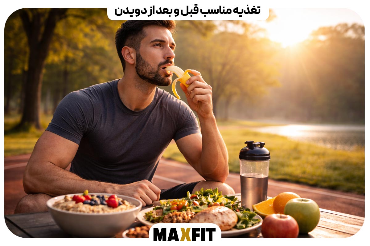 Proper nutrition before and after running