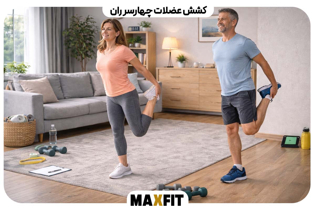 Quadriceps muscle stretch