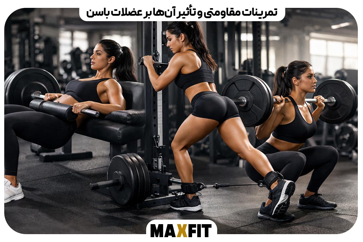Resistance exercises and their effects on the glutes