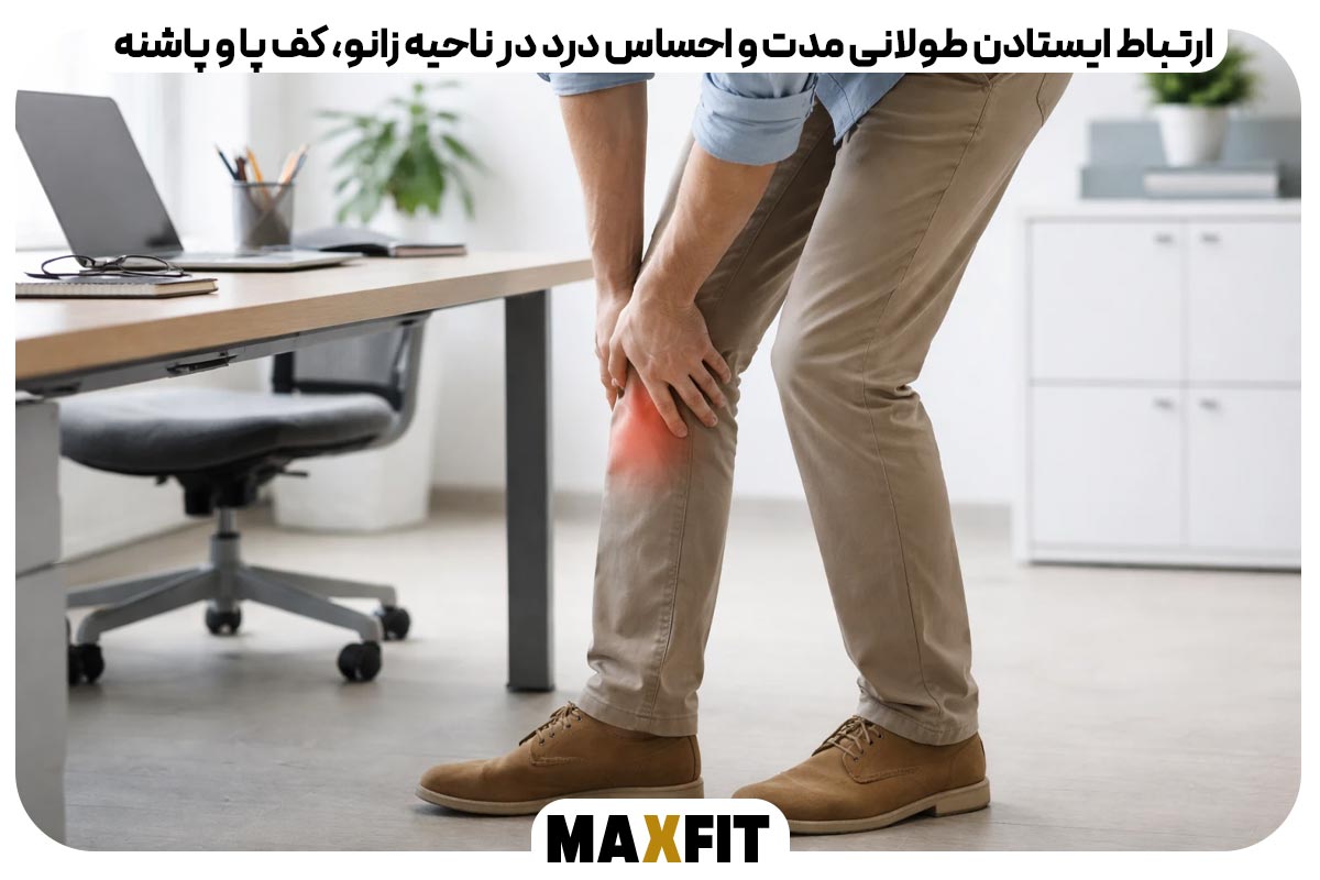 The relationship between prolonged standing and pain in the knee, foot, and heel