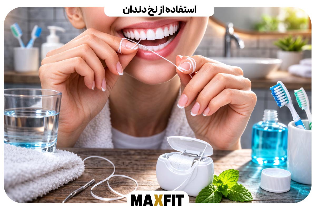 Using dental floss