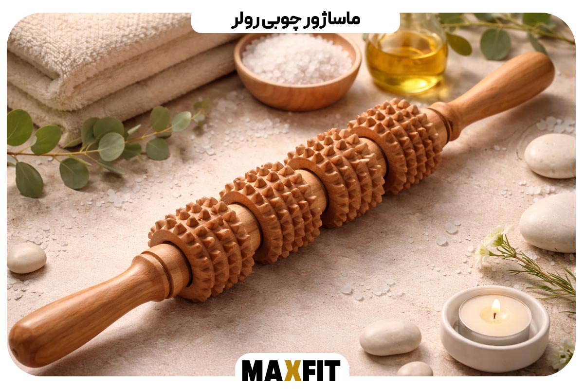 Wooden roller massager