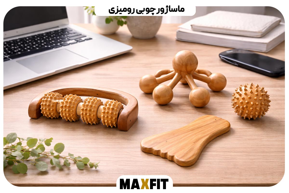 Wooden tabletop massager