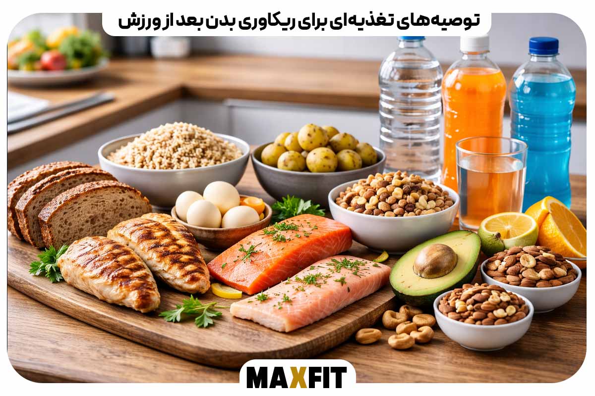 توصیه‌های تغذیه‌ای برای ریکاوری بدن بعد از ورزش