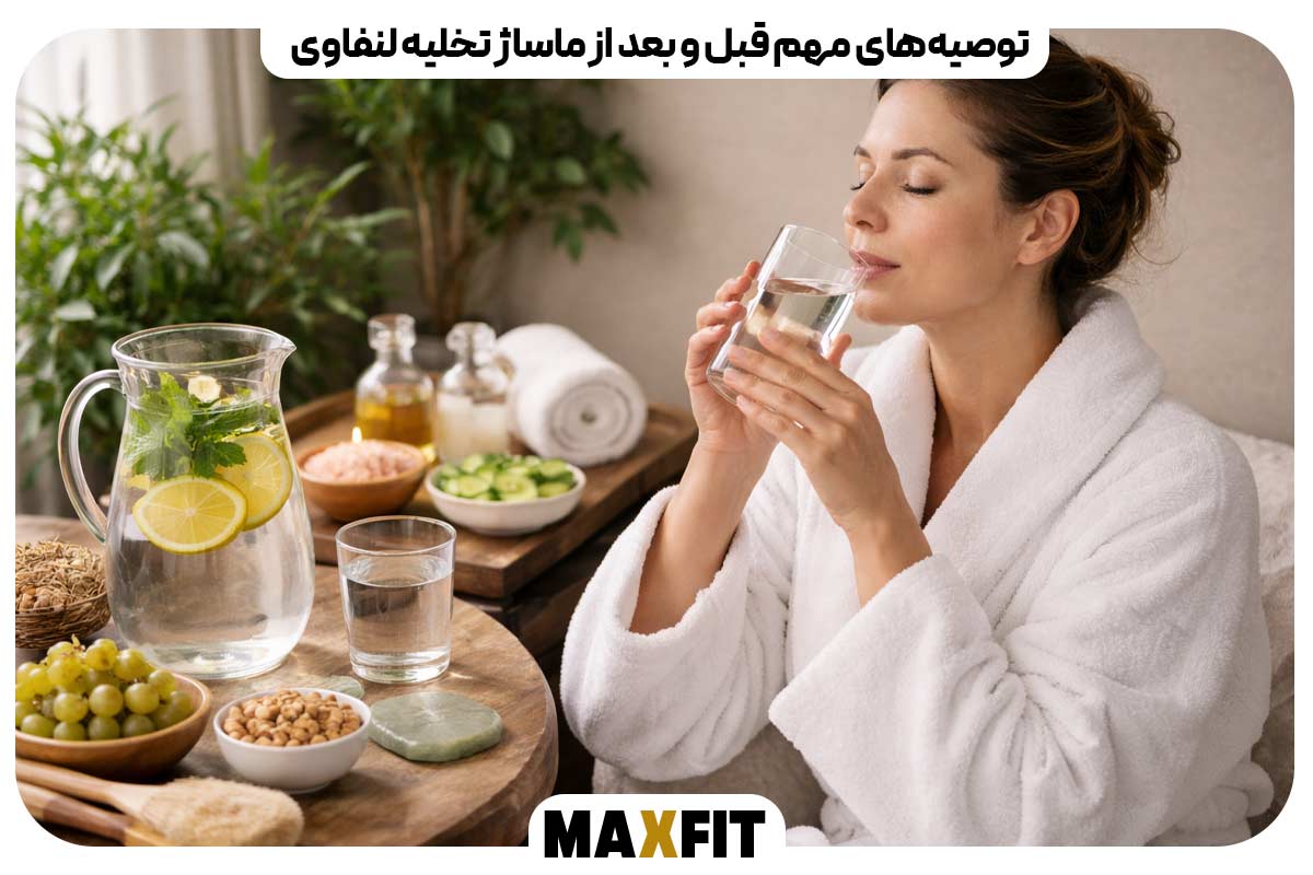 توصیه‌های مهم قبل و بعد از ماساژ تخلیه لنفاوی