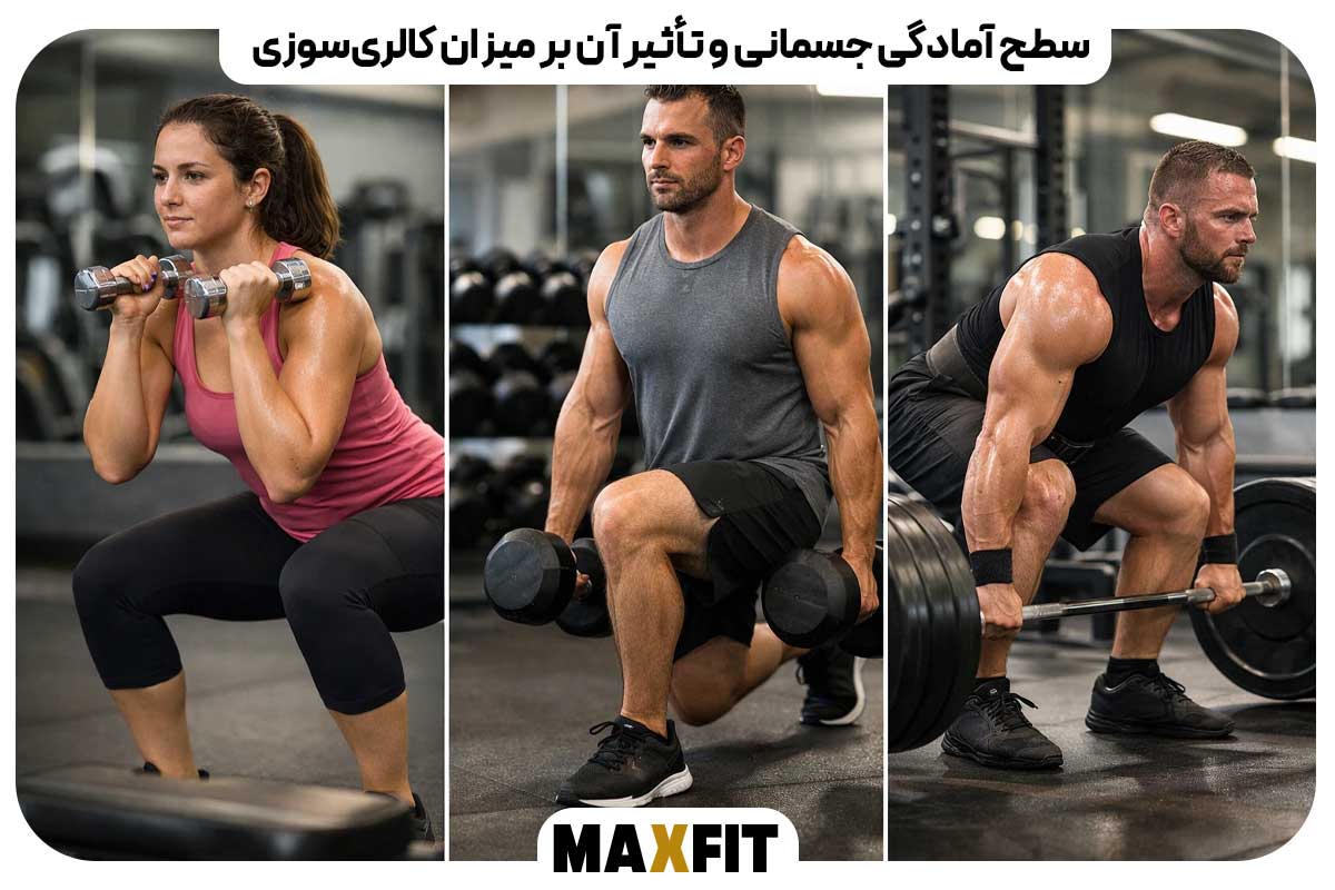 سطح آمادگی جسمانی و تأثیر آن بر میزان کالری‌سوزی