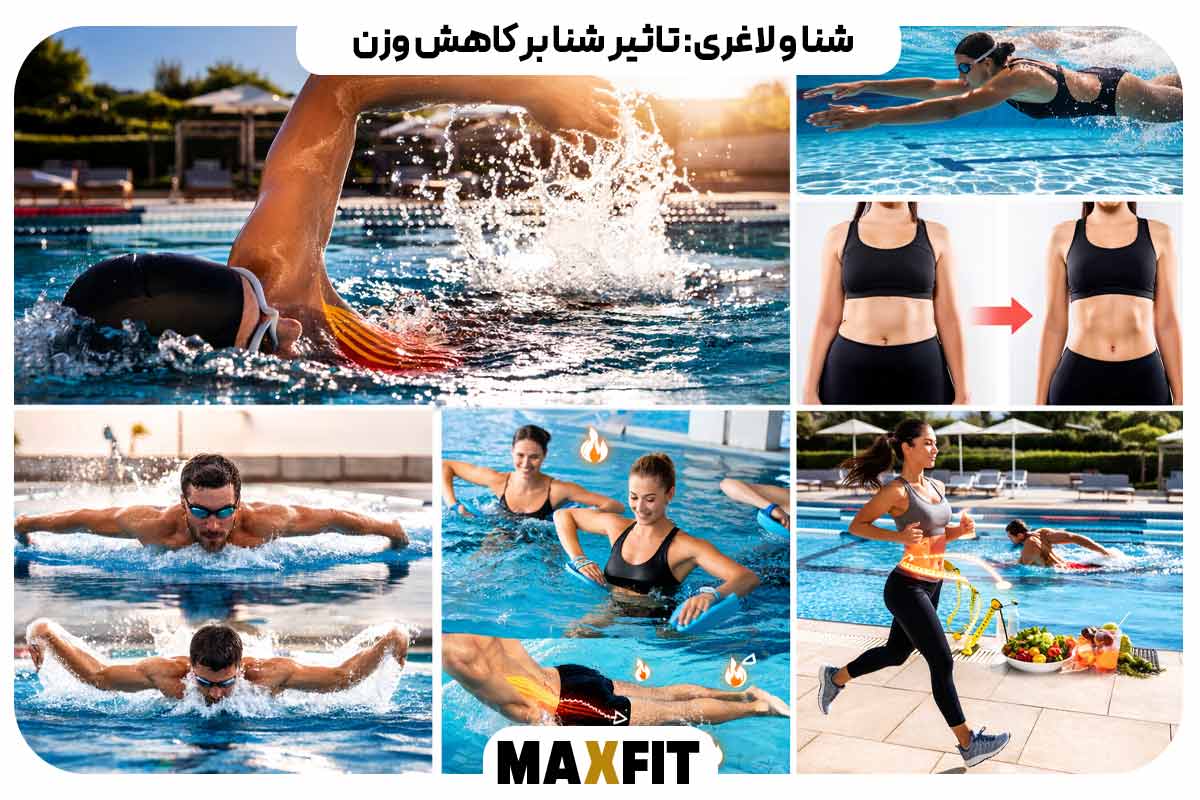 شنا و لاغری: تاثیر شنا بر کاهش وزن