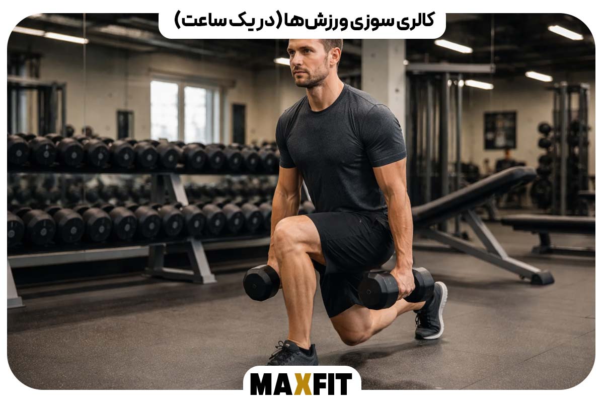  کالری سوزی ورزش‌ها (در یک ساعت)