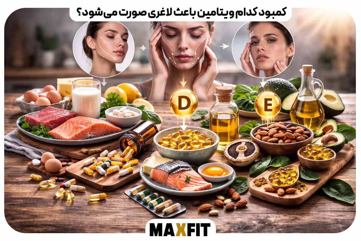 کمبود کدام ویتامین باعث لاغری صورت می‌شود؟