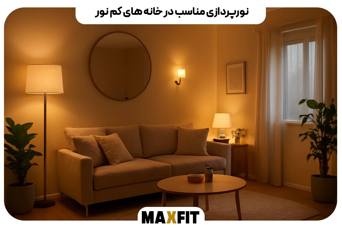 نورپردازی مناسب در خانه های کم نور